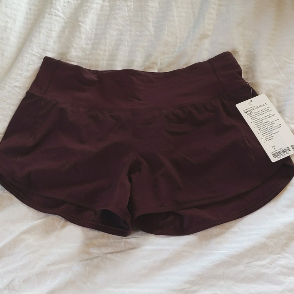 Lululemon speed up MR short 4"